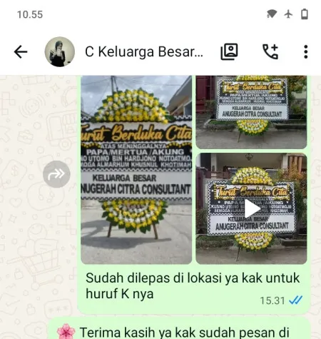 Pengiriman Papan Bunga Duka Kebayoran Baru