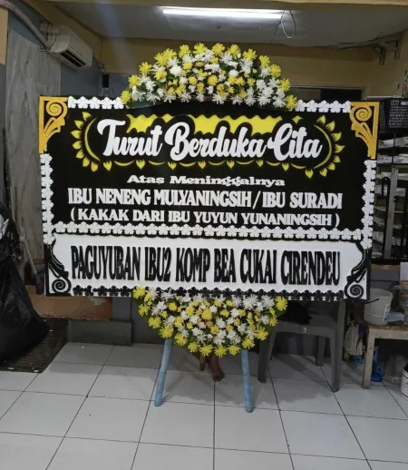 Papan Bunga Duka Kebayoran Baru