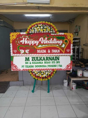 Papan Bunga di Kebayoran Baru