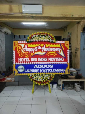 Papan Bunga di Kebayoran Baru
