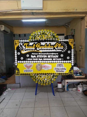 Papan Bunga di Kebayoran Baru