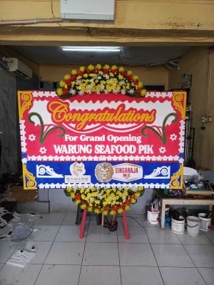 Papan Bunga di Kebayoran Baru