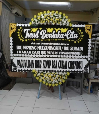 Papan Bunga di Kebayoran Baru