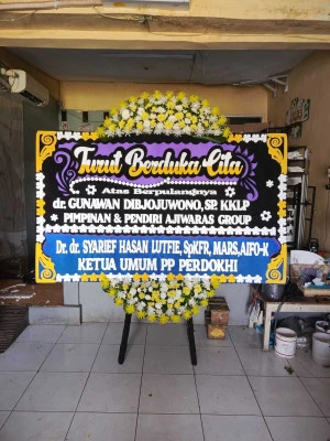 Papan Bunga di Kebayoran Baru